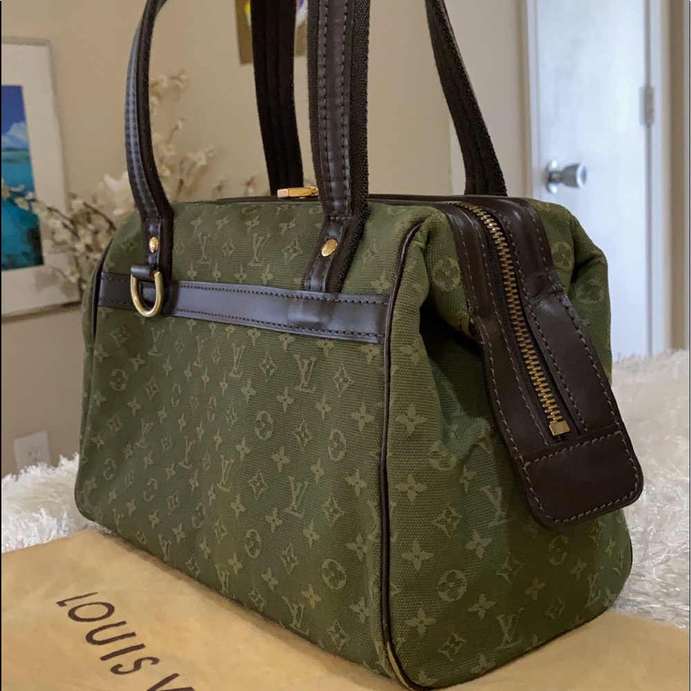 COPY - Louis Vuitton mini lin Boston bag 25